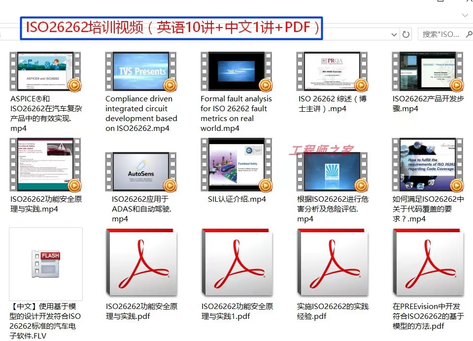 资料下载|ISO-26262-道路车辆功能安全(资料包)