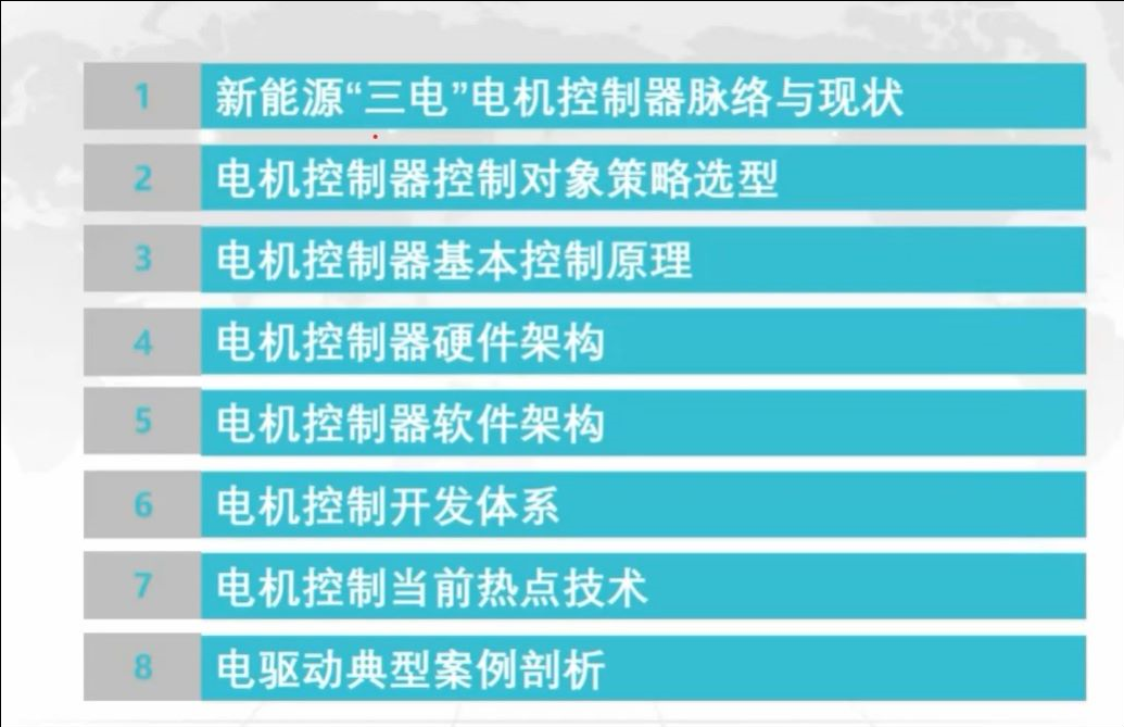 资料下载|新能源汽车电机控制器开发培训视频