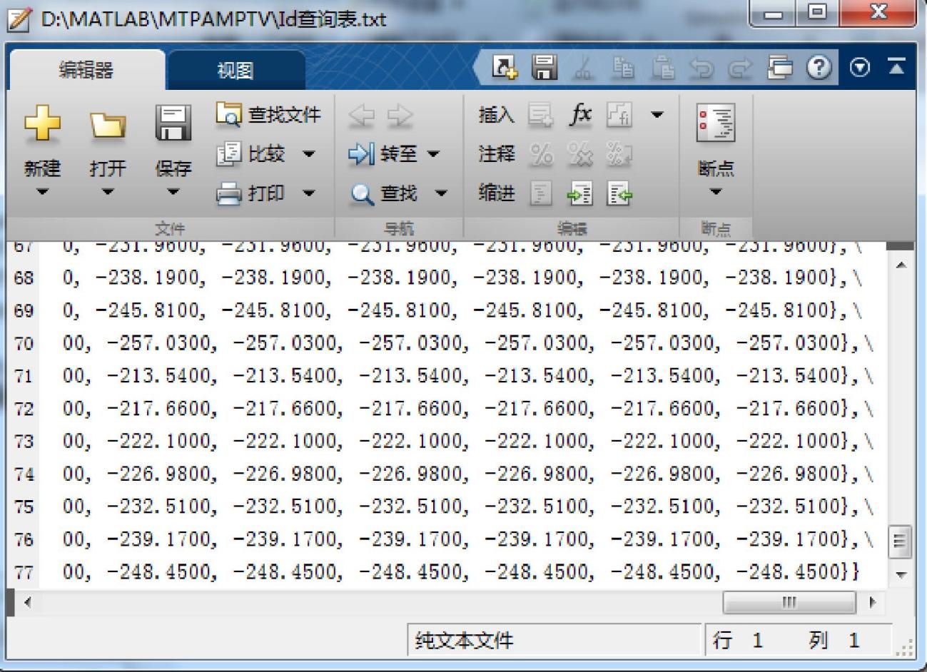 资料下载|电动汽车 PMSM 永磁同步电机MTPA/MTPV 控制用 dq 电流查询表生成