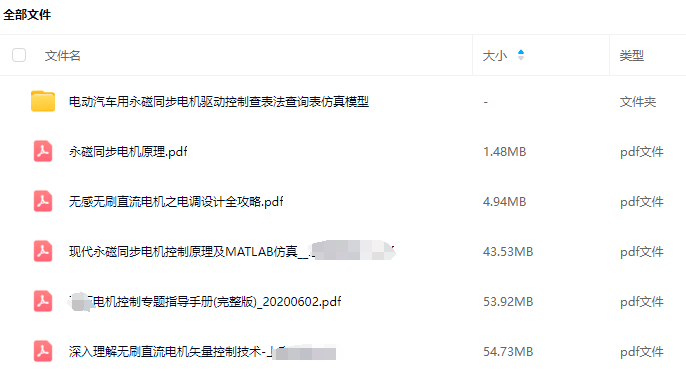 资料下载|基于查表法的永磁同步电机MTPA/MTPV控制仿真模型