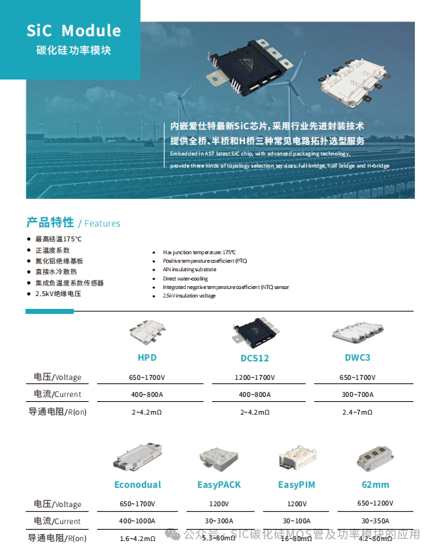 车规级SiC MOSFET产品介绍及应用