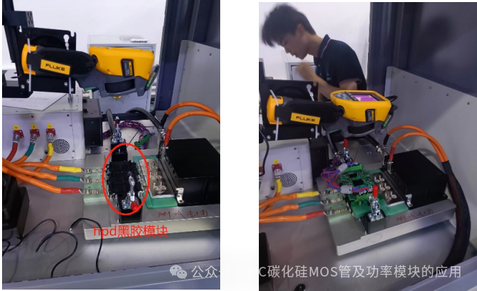 1200V 800A 车规级HPD封装三相全桥碳化硅模块出流能力测试