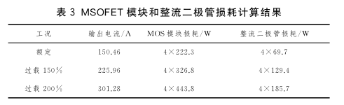 DC-DC变换电路中开关器件损耗计算及仿真