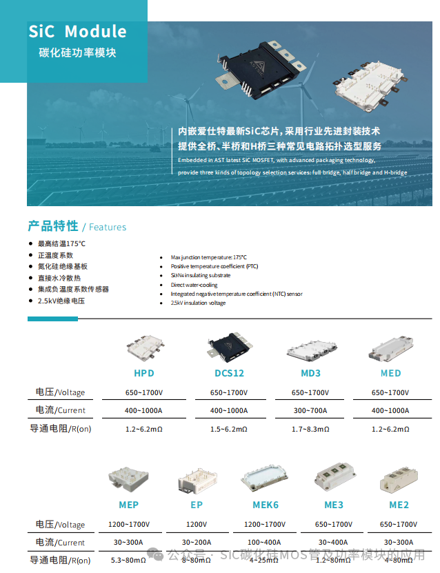 650V-1200V-1700V-2000V-3300V的碳化硅功率器件应用及其设计