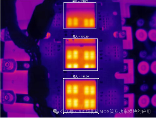 1200V 800A 车规级HPD封装三相全桥碳化硅模块出流能力测试