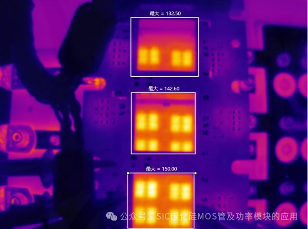 1200V 800A 车规级HPD封装三相全桥碳化硅模块出流能力测试