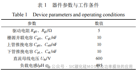 抑制SiC MOSFET桥臂串扰与栅源电压振荡的推挽式电容辅助电路分析及参数设计方法
