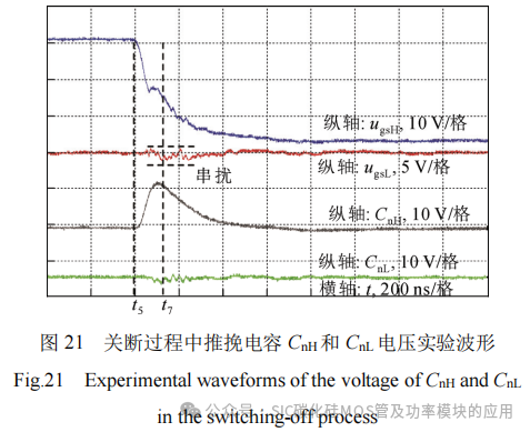 抑制SiC MOSFET桥臂串扰与栅源电压振荡的推挽式电容辅助电路分析及参数设计方法
