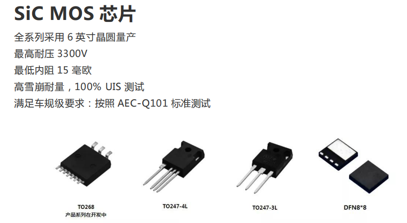 碳化硅功率器件的性能分析与多芯片并联应用研究--碳化硅MOSFET&amp;功率模块