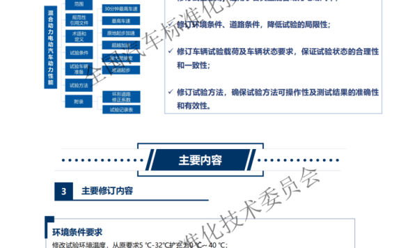 标准解读 | 推荐性国家标准GB/T 19752-2024《混合动力电动汽车 动力性能 试验方法》