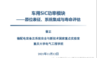 车用SiC功率模块–原位表征.系统集成与寿命评估