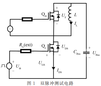双脉冲测试参数设计与四开关Buck-Boost DC-DC变换器效率评估